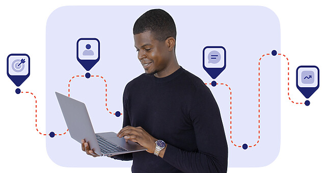 Agent de centre de contact et le cycle de prospection