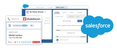 L'intégration CTI Salesforce de Diabolocom pour les centres de contact