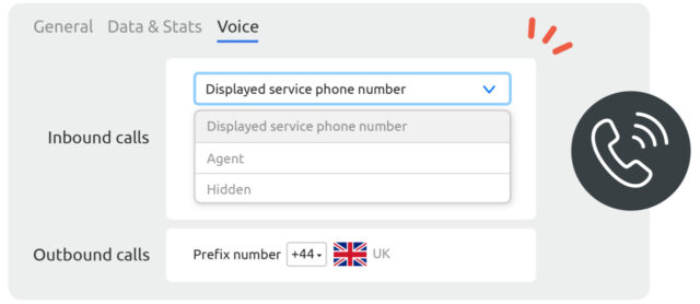 Vos équipes peuvent téléphoner et recevoir des appels VoIP grâce à la téléphonie Diabolocom