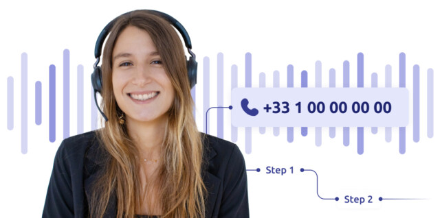 Agent en communication suivant son plan de prospection