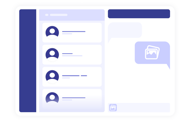 Interface conceptuelle Rich communication services
