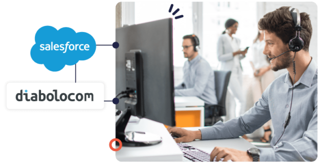 Intégration CTI Salesforce : Exploitez vos données pour prévenir et intéragir directement avec vos clients grâce au couplage de la téléphonie-informatique de Diabomocom