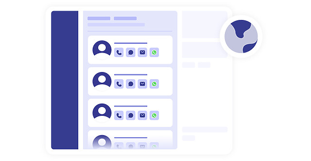 Flexibilité de WhatsApp pour call center